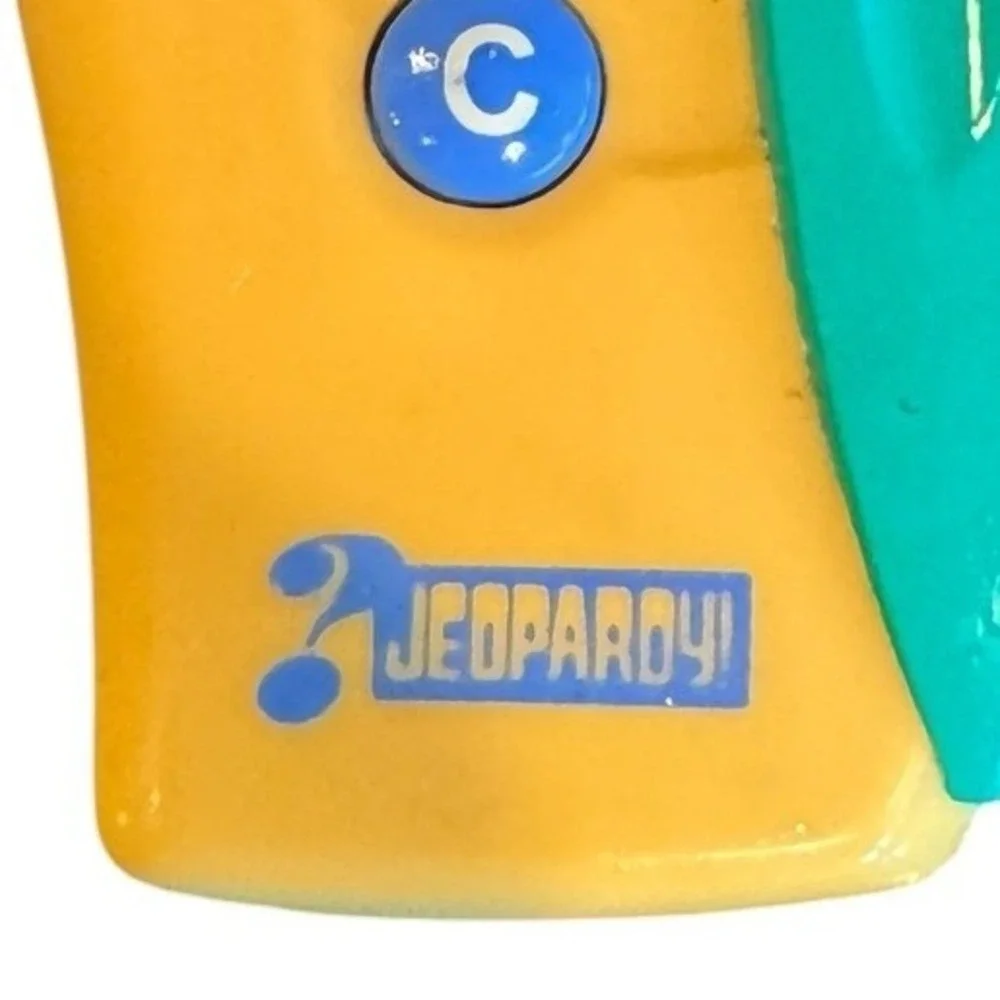 Vintage‎ 2003 Hasbro Jeopardy Electronic Handheld Game Remote Buzzer Player 3